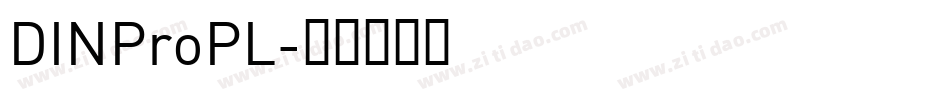 DINProPL字体转换