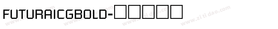 futuraicgbold字体转换