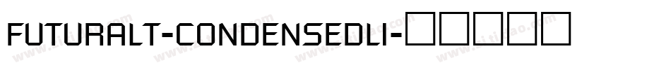 futuralt-condensedli字体转换