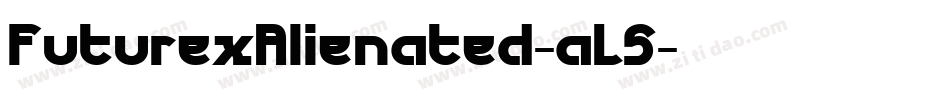 FuturexAlienated-aL5字体转换