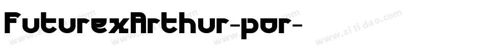 FuturexArthur-por字体转换