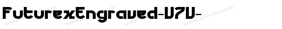 FuturexEngraved-V7V字体转换