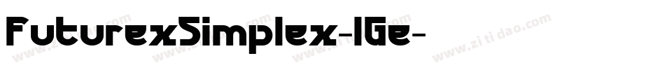 FuturexSimplex-lGe字体转换