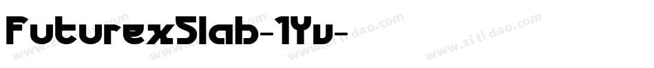 FuturexSlab-1Yv字体转换