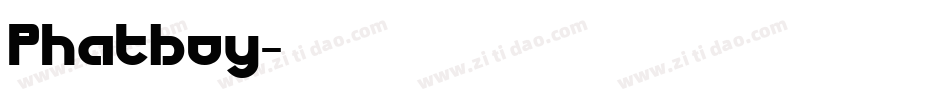 Phatboy字体转换