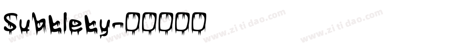 Subtlety字体转换