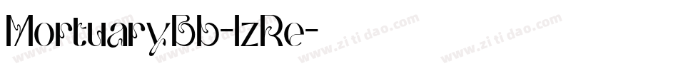 MortuaryBb-lzRe字体转换