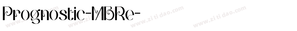 Prognostic-MBRe字体转换