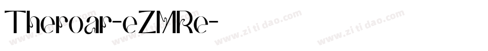 Theroar-eZMRe字体转换