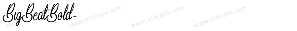 BigBeatBold字体转换