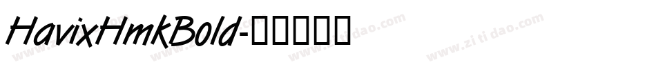 HavixHmkBold字体转换