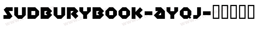 SudburyBook-ayqJ字体转换