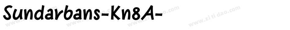 Sundarbans-Kn8A字体转换