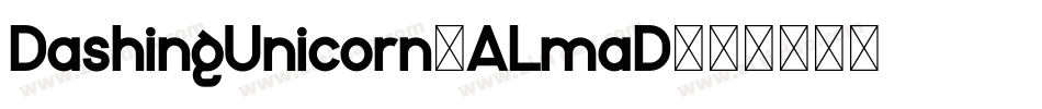 DashingUnicorn-ALmaD字体转换