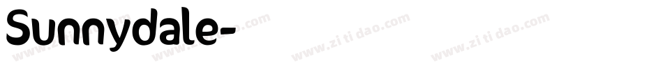 Sunnydale字体转换