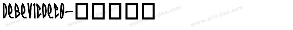 DebevicDeco字体转换
