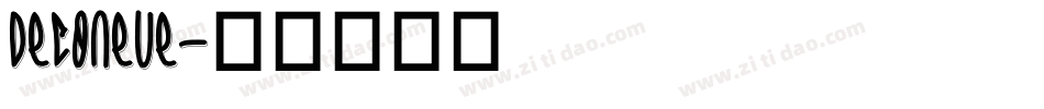 DecoNeue字体转换