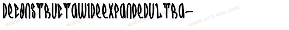 DeconstructawideExpandedultra-mPzj字体转换