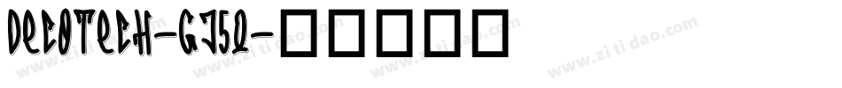 Decotech-Gj5q字体转换
