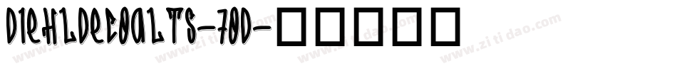 DiehlDecoAlts-7oD字体转换 DiehlDecoAlts-7oD字体转换