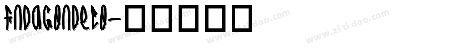FNDagonDeco字体转换