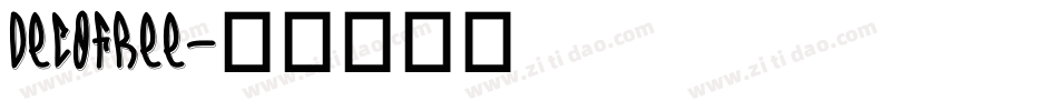 decofree字体转换