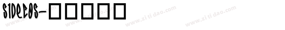 sidecos字体转换