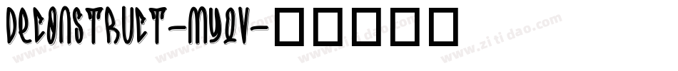 Deconstruct-mYqv字体转换