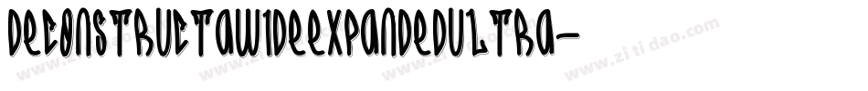 DeconstructawideExpandedultra-mPzj字体转换