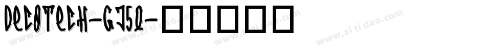 Decotech-Gj5q字体转换