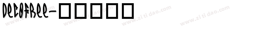 decofree字体转换