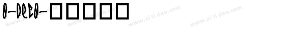o-deco字体转换