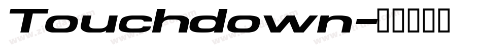 Touchdown字体转换