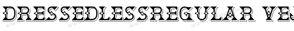 DressedlessRegular-vejO字体转换