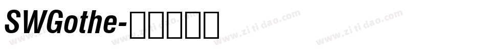 SWGothe字体转换