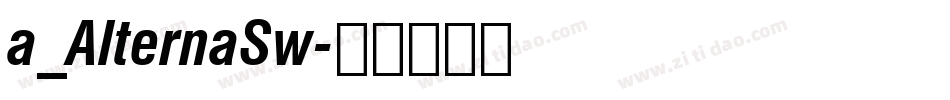 a_AlternaSw字体转换