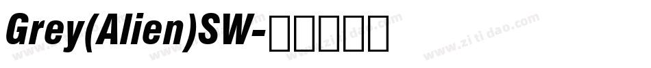 Grey(Alien)SW字体转换