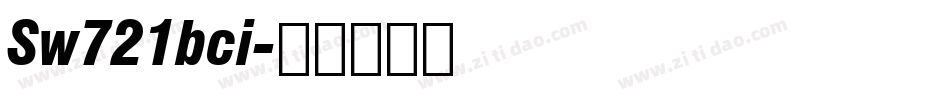 Sw721bci字体转换