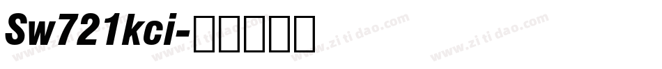 Sw721kci字体转换