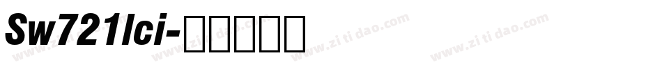 Sw721lci字体转换