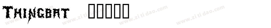 Thingbat字体转换
