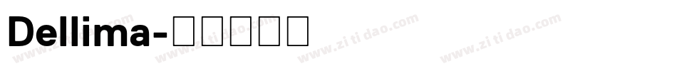Dellima字体转换