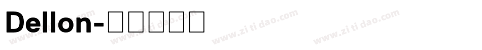 Dellon字体转换