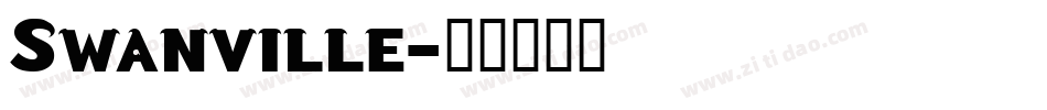 Swanville字体转换