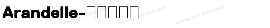 Arandelle字体转换