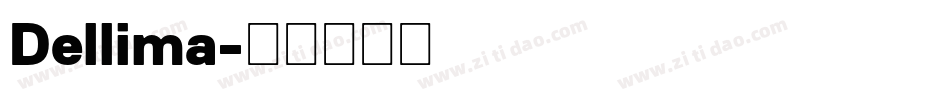 Dellima字体转换