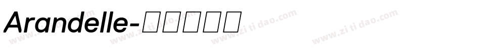 Arandelle字体转换
