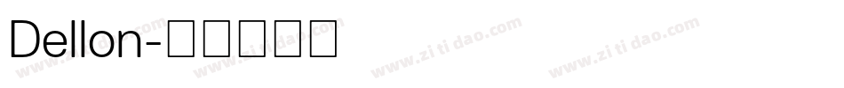 Dellon字体转换