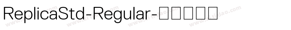 ReplicaStd-Regular字体转换