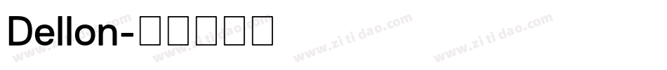 Dellon字体转换
